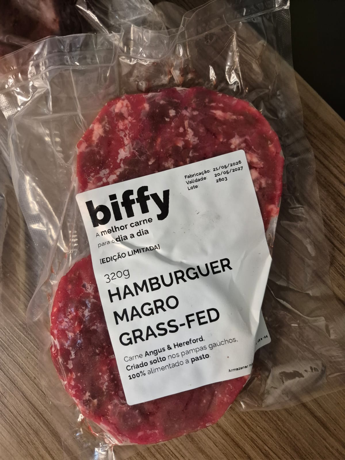 Hamburguer Magro Grass-Fed 320g